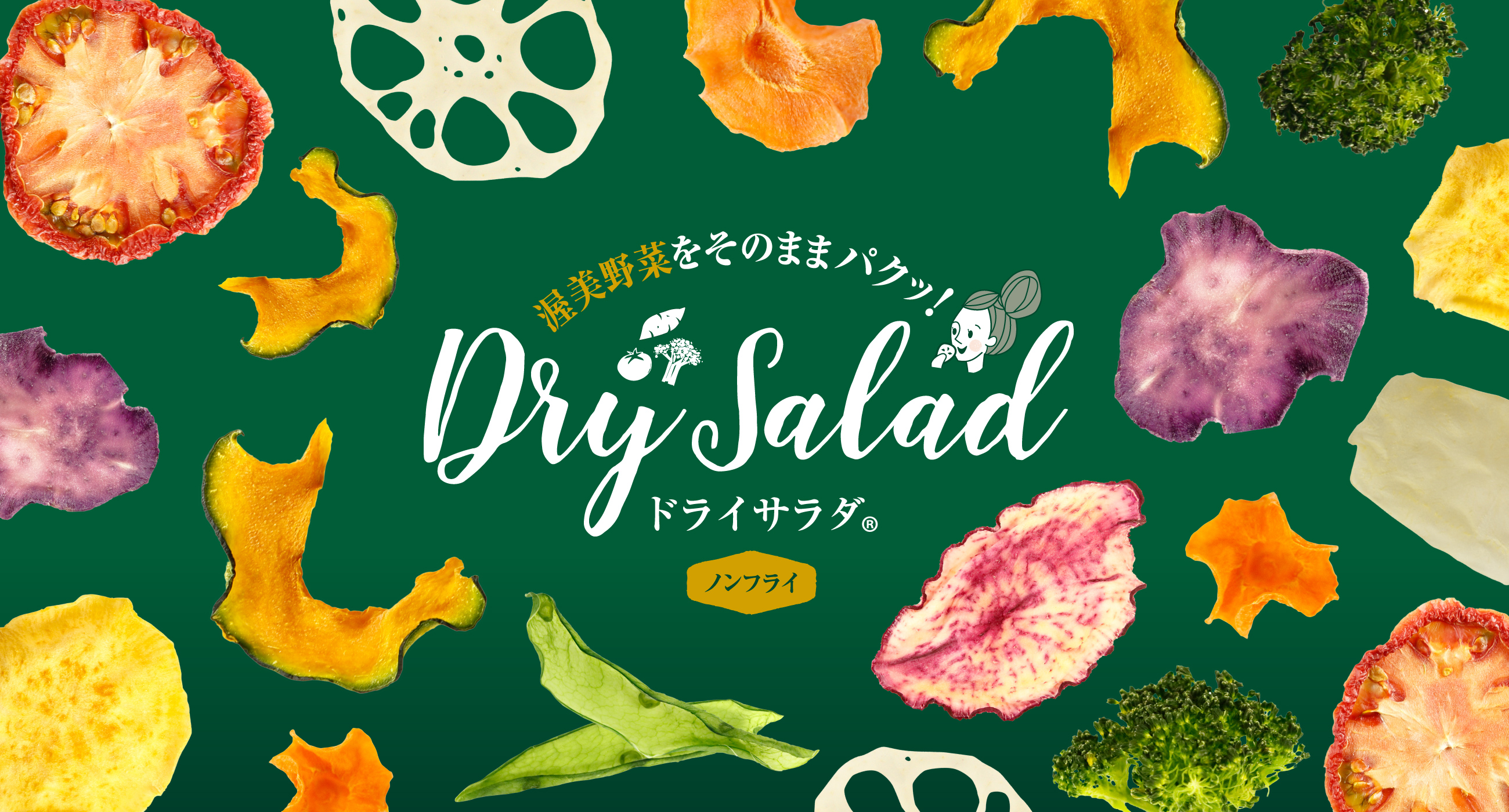 ドライサラダ Drysalad 無添加ノンフライのドライ野菜 ドライフルーツ